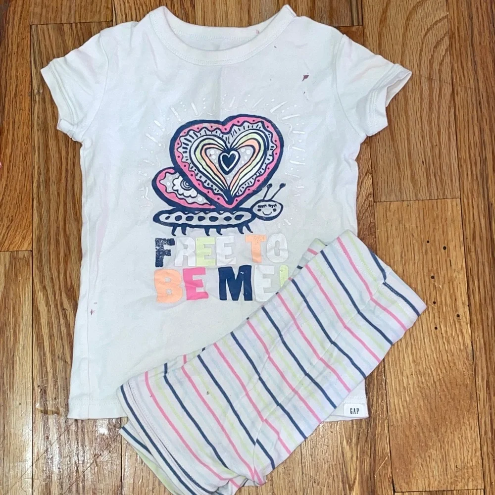 12 pcs GAP / OLD NAVY Kids 100% cotton Pajamas , short sleeve w shorts Unisex
